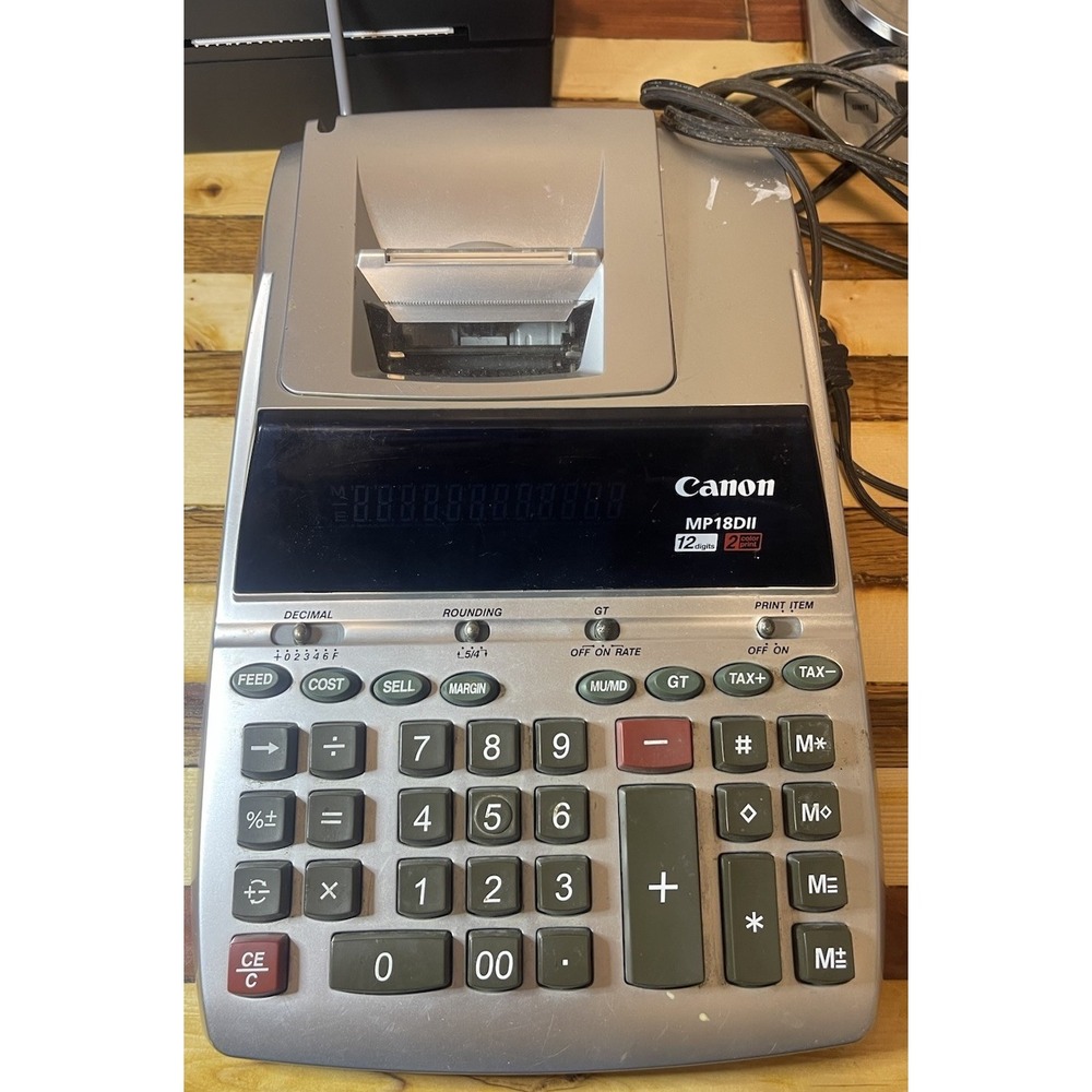 Vintage Canon MA 8 D2 Calculator For Parts Only